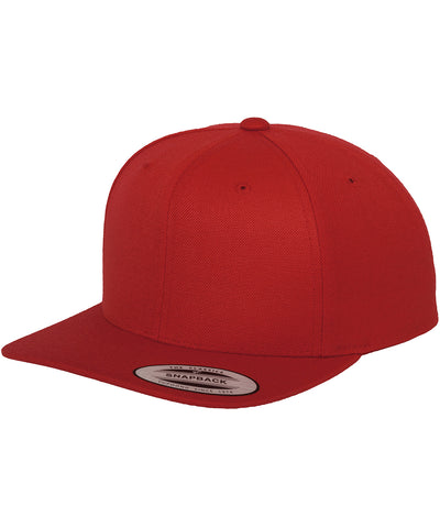 Die klassische Snapback-Cap (6089M) | Rot