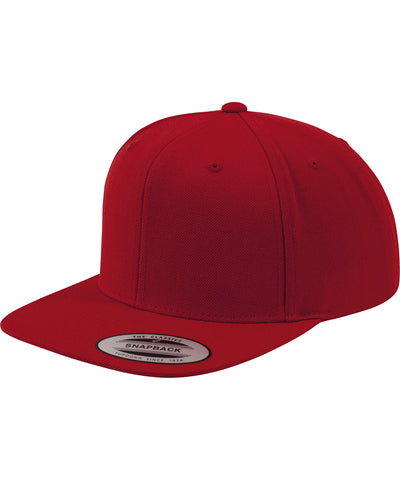 Die klassische Snapback-Cap (6089M) | Rot/Rot