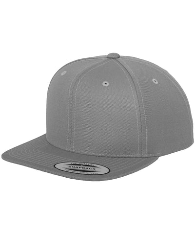 Die klassische Snapback-Cap (6089M) | Silber