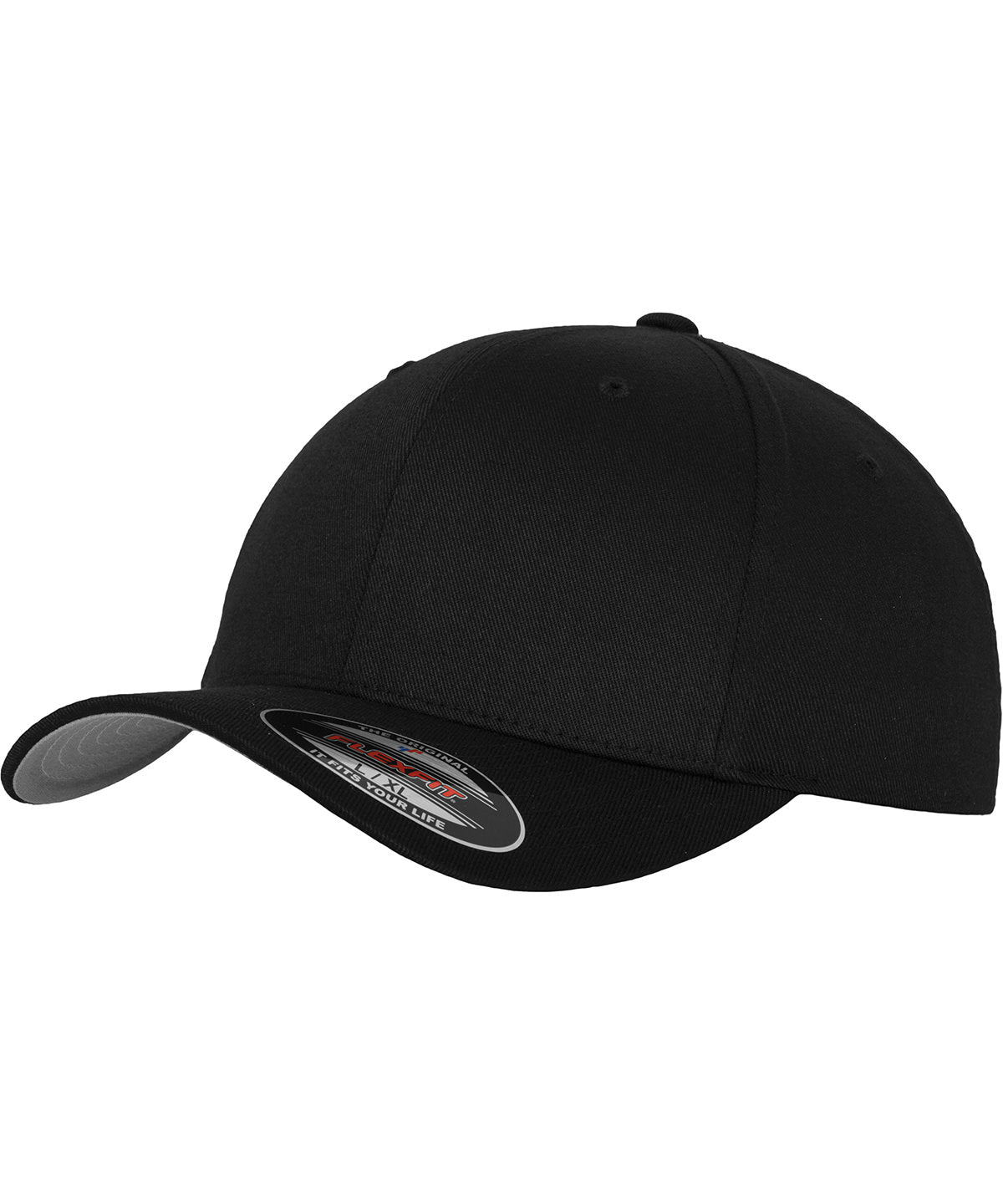 Gorra de bisbol ajustada Flexfit (6277) | Negro