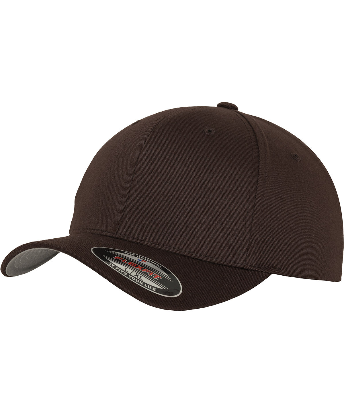 Gorra de bisbol ajustada Flexfit (6277) | Marrn