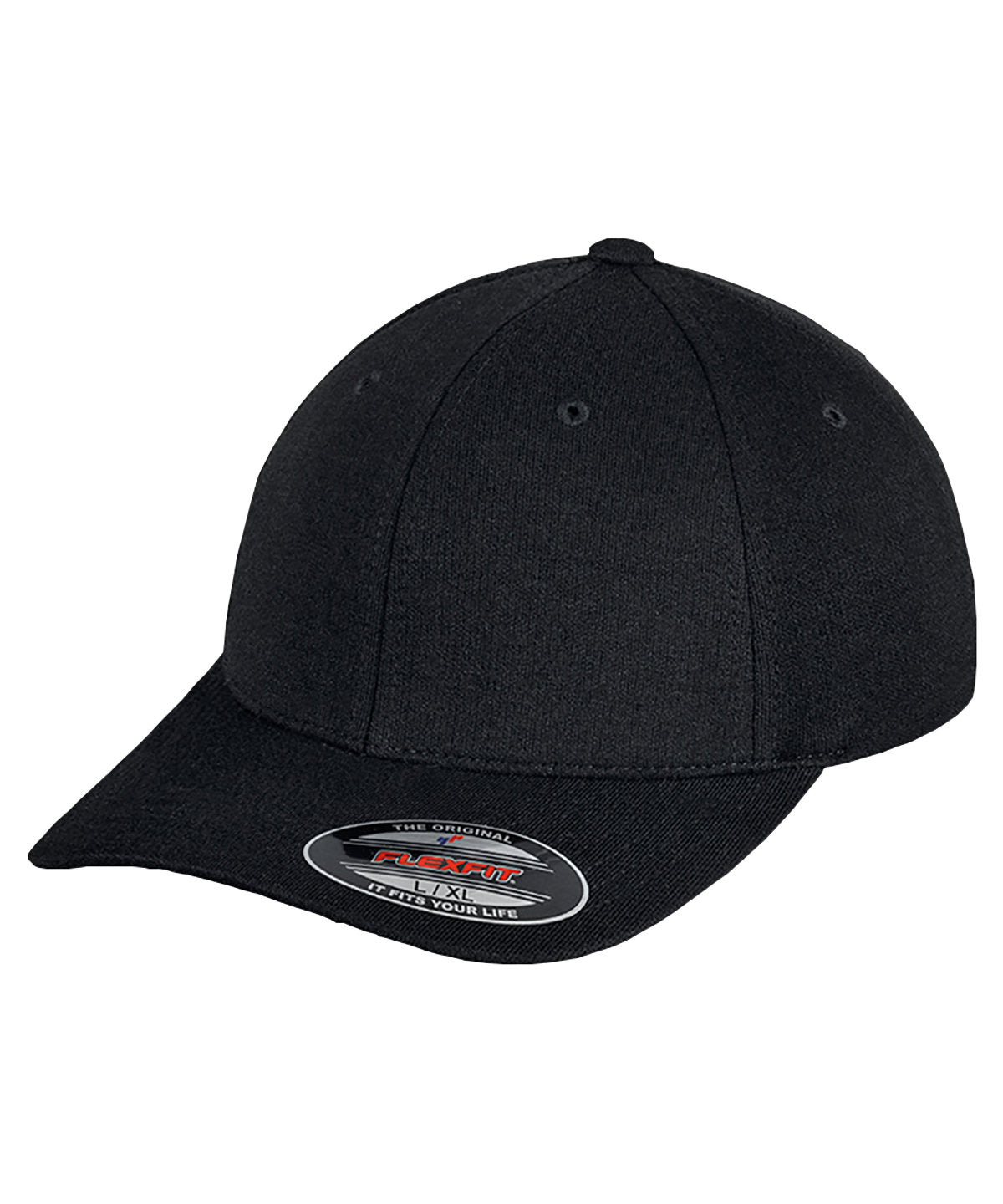 Flexfit Double Jersey Cap (6778) | Schwarz