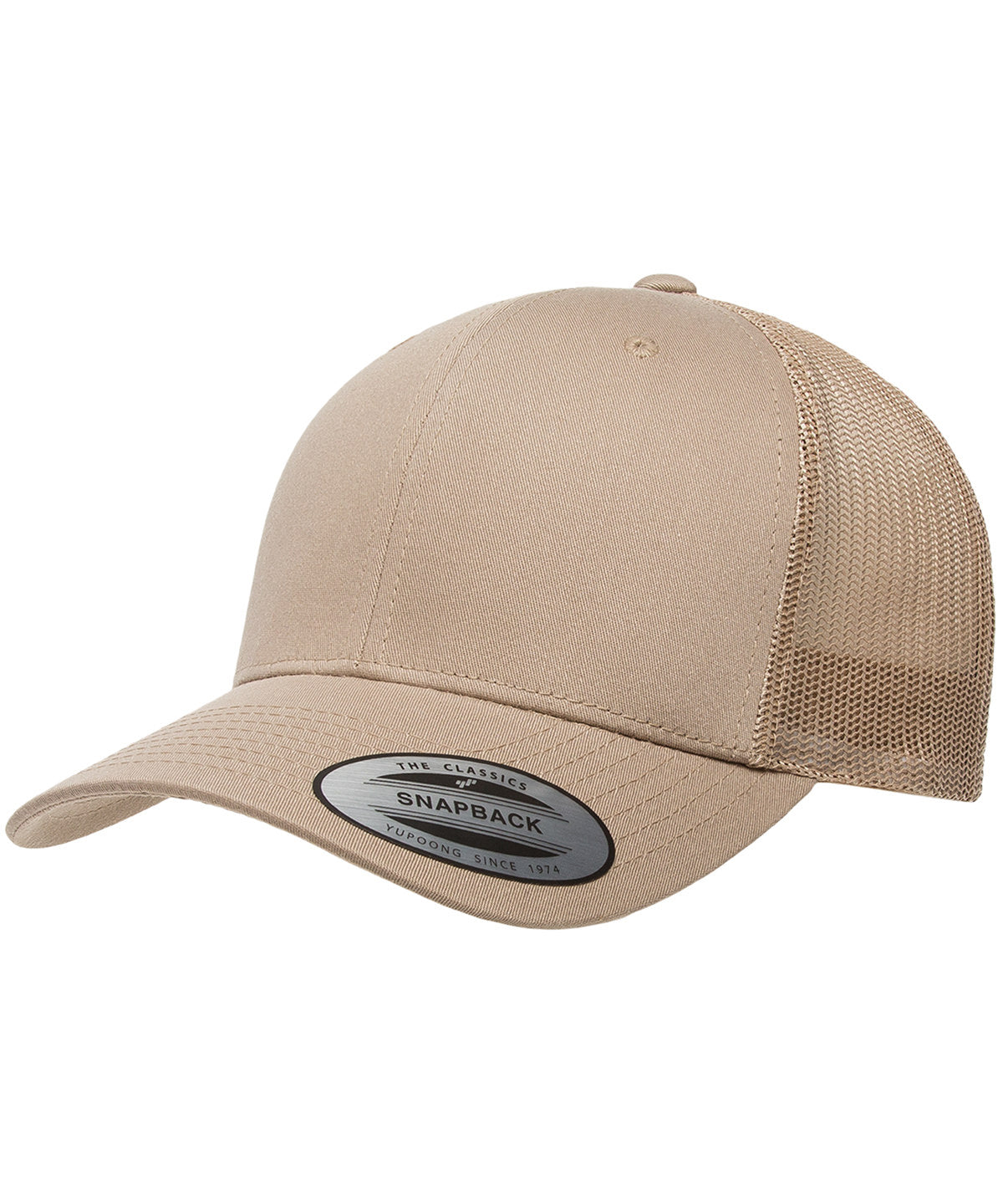 Gorra camionneur rétro (6606) | Caqui/Caqui