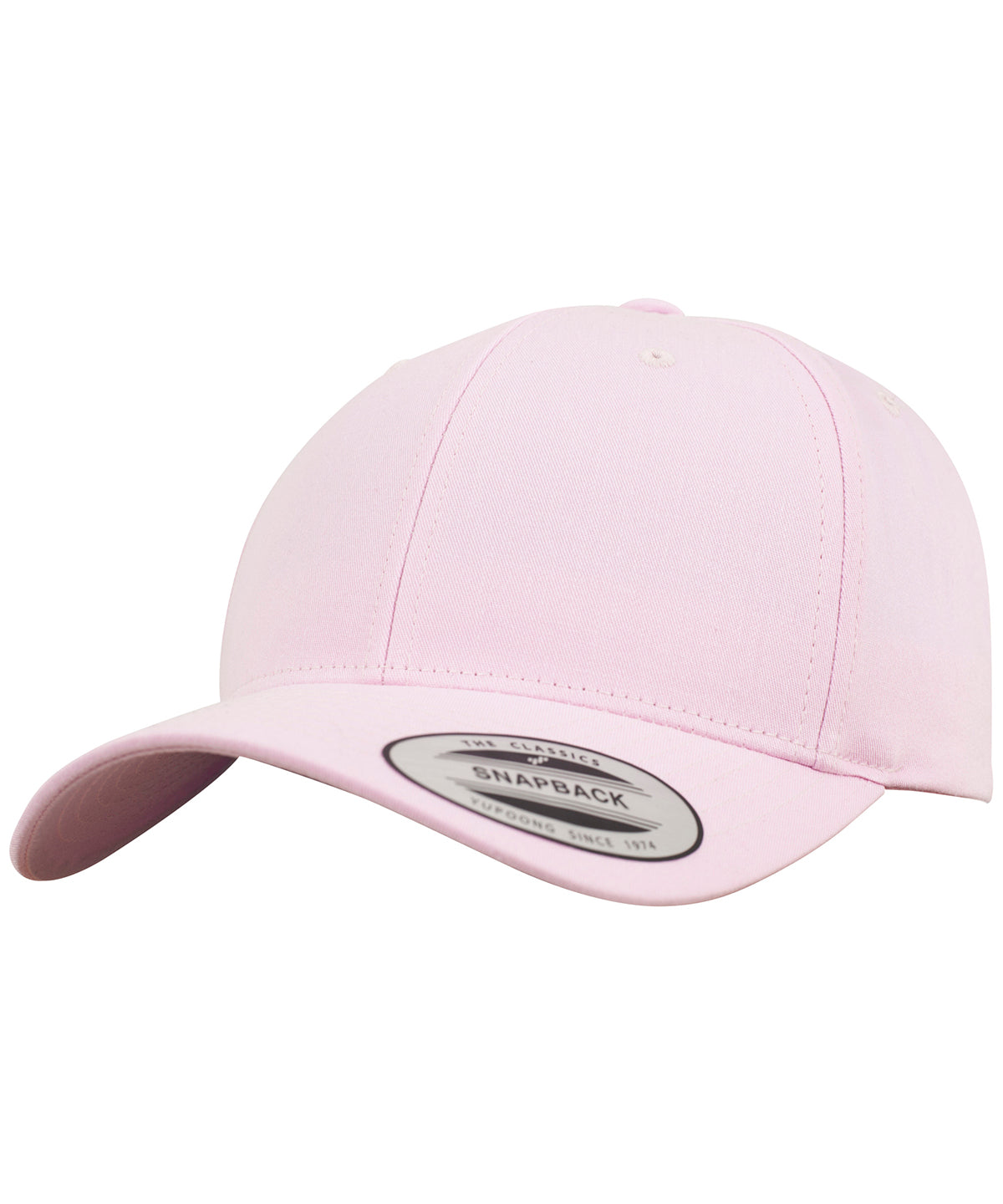 Gorra snapback clsica curvada (7706) | Rosa