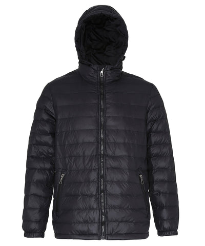 Wattierte Jacke | Schwarz/Schwarz