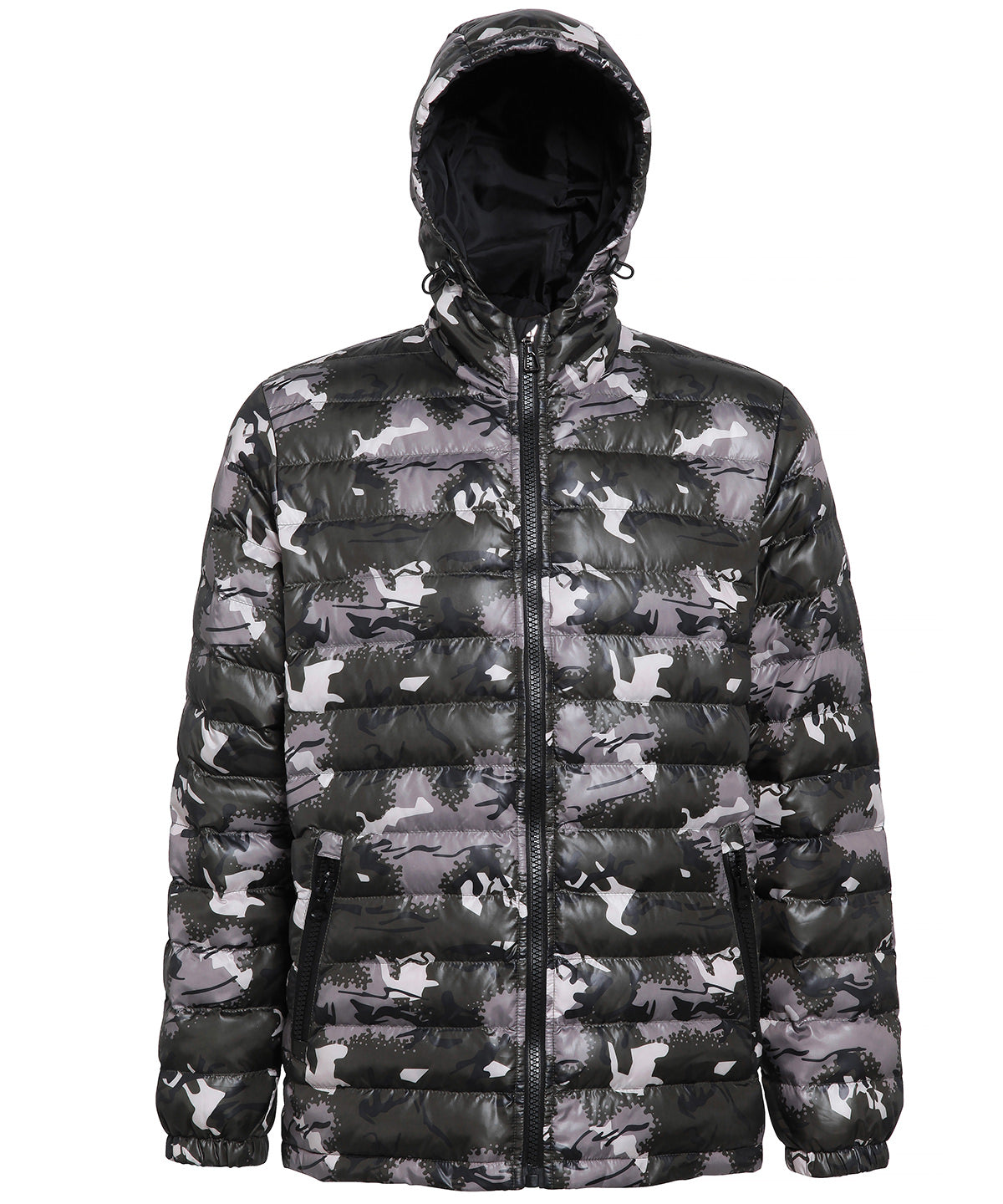 Wattierte Jacke | Camo Grün