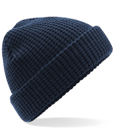 Gorro clsico de punto de gofre | Azul Marino Francs