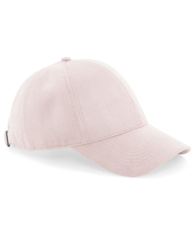 Gorra de seis panneaux de ante sinttico | Rosa Empolvado