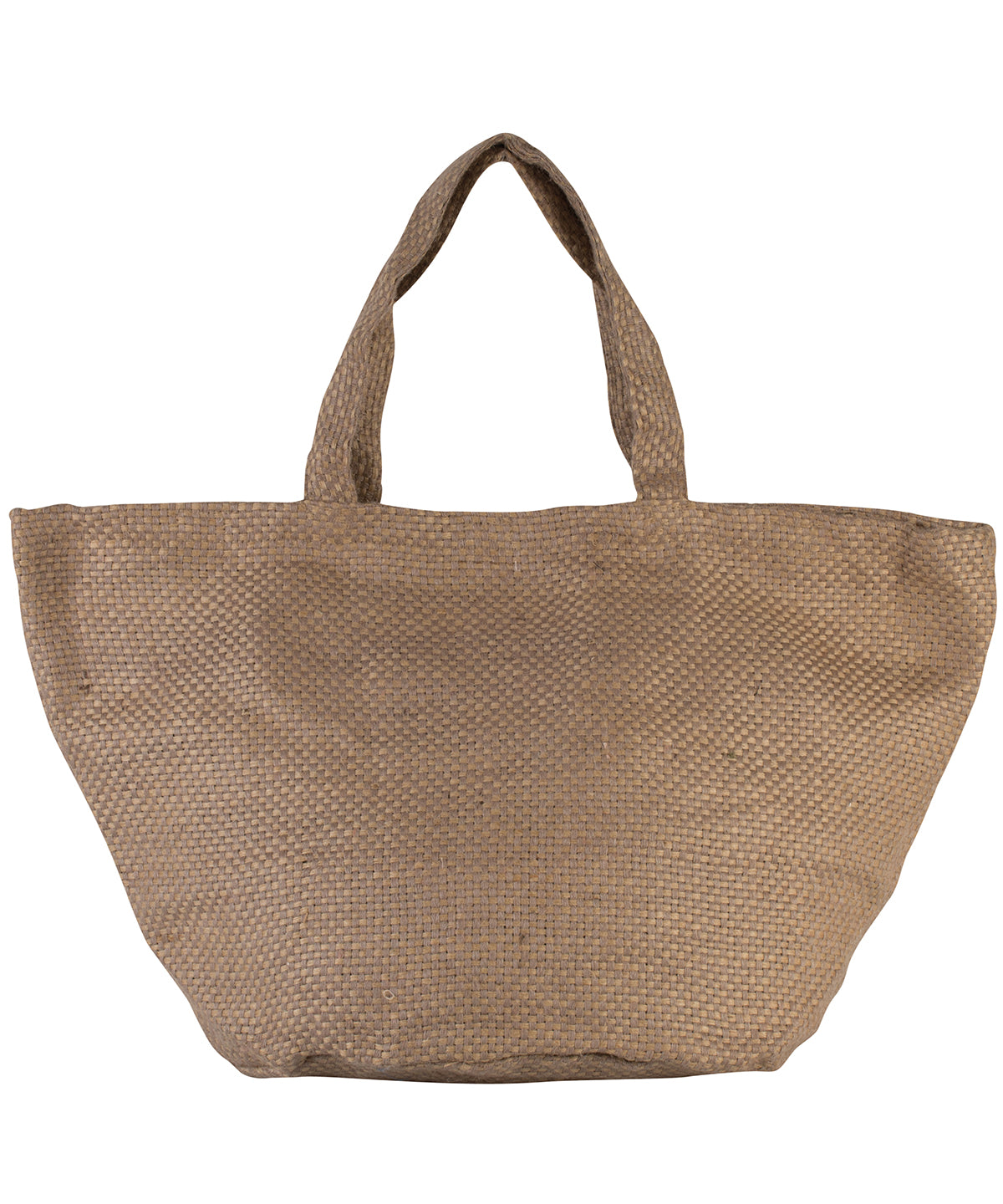 Bolso de yute teido con tintes naturales 100 | Natural/Cappuccino Natural/Cappuccino