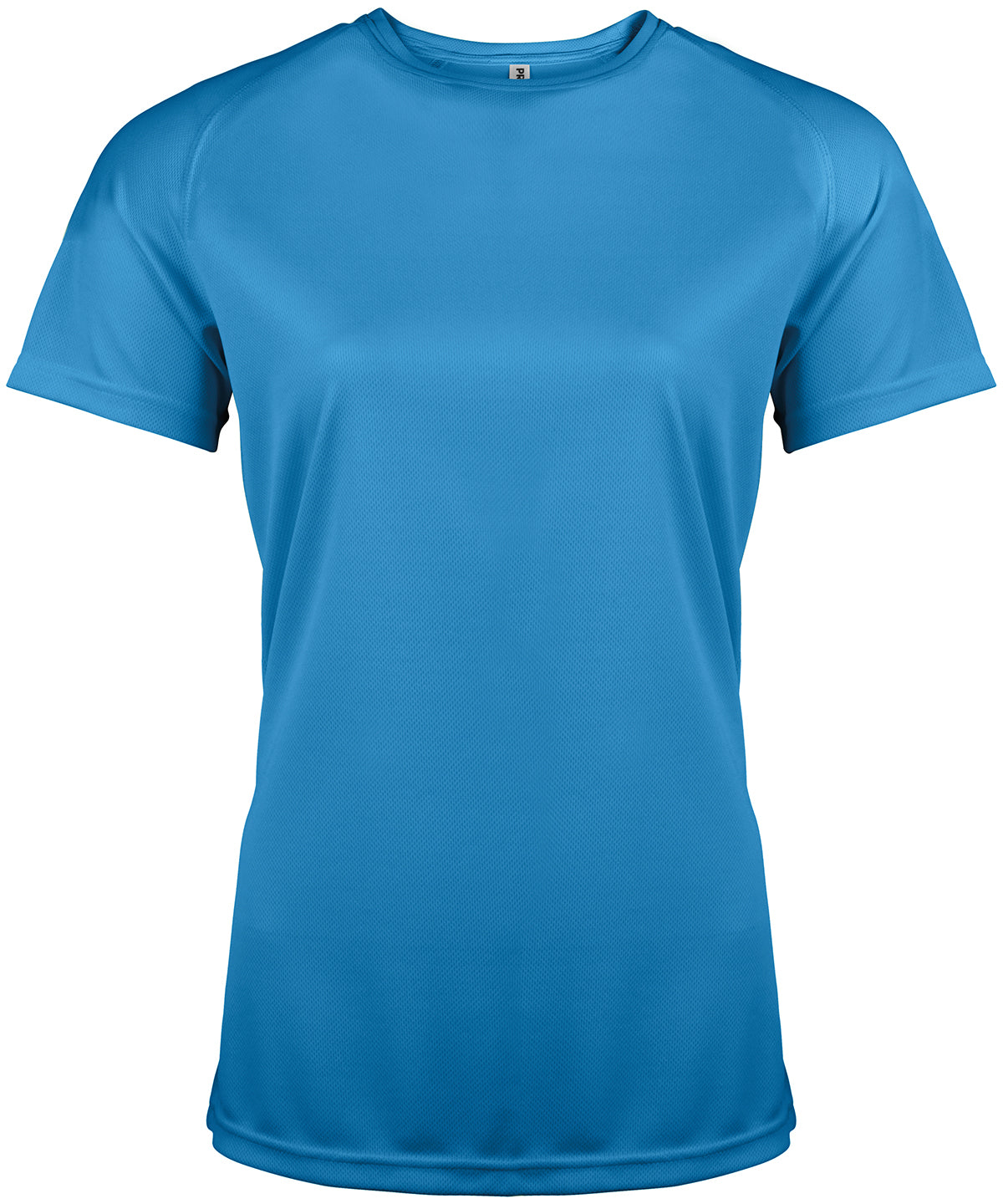 Camiseta deportiva de manga corta para mujer | Azul Agua