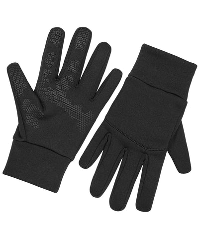 Guantes tcnicos deportivos Softshell | Negro
