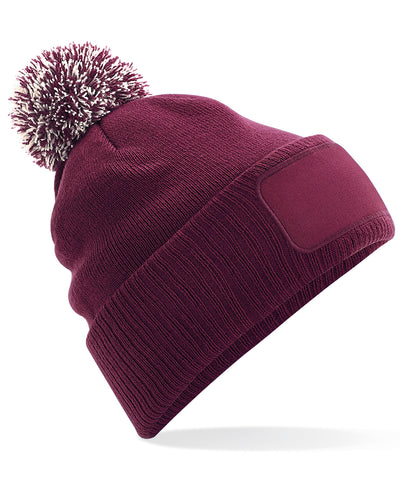 Gorro de parches Snowstar® | Granate/Blanco Roto
