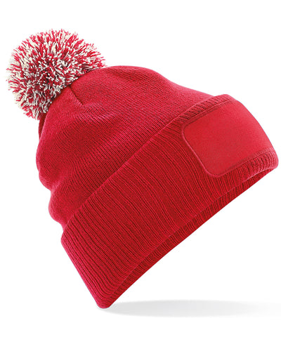 Gorro de parches Snowstar® | Rojo Clsico/Blanco Roto