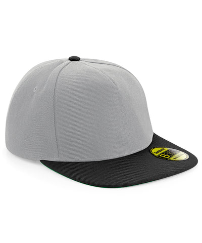Original Flat Brim Snapback Cap | Grau/Schwarz