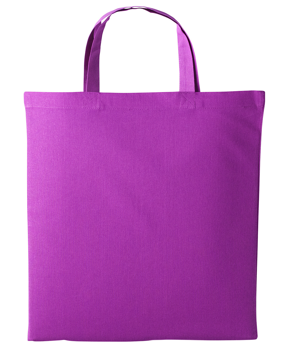 Shopper de algodn con asas cortas | Magenta