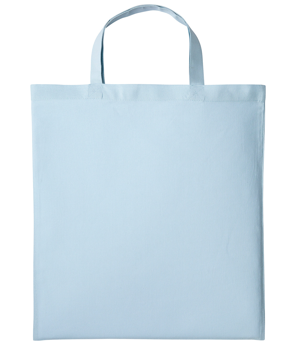 Shopper de algodn con asas cortas | Pastel Blue