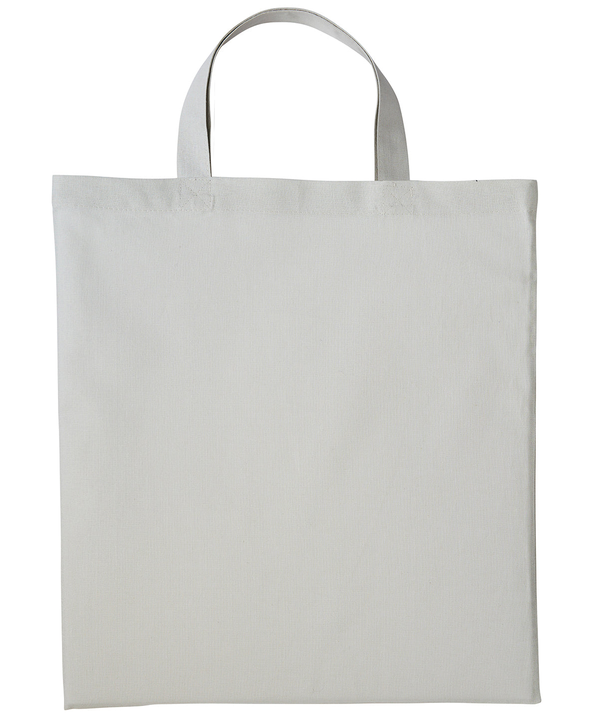 Shopper de algodn con asas cortas | Pastel Grey