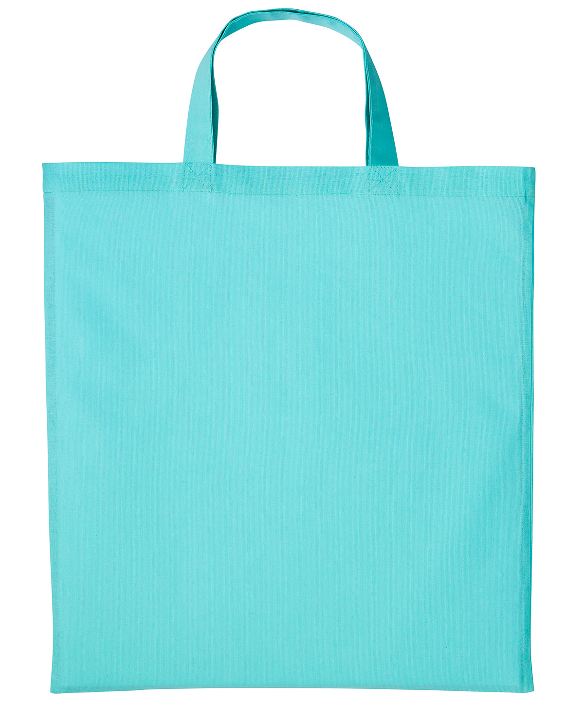 Shopper de algodn con asas cortas | Menta