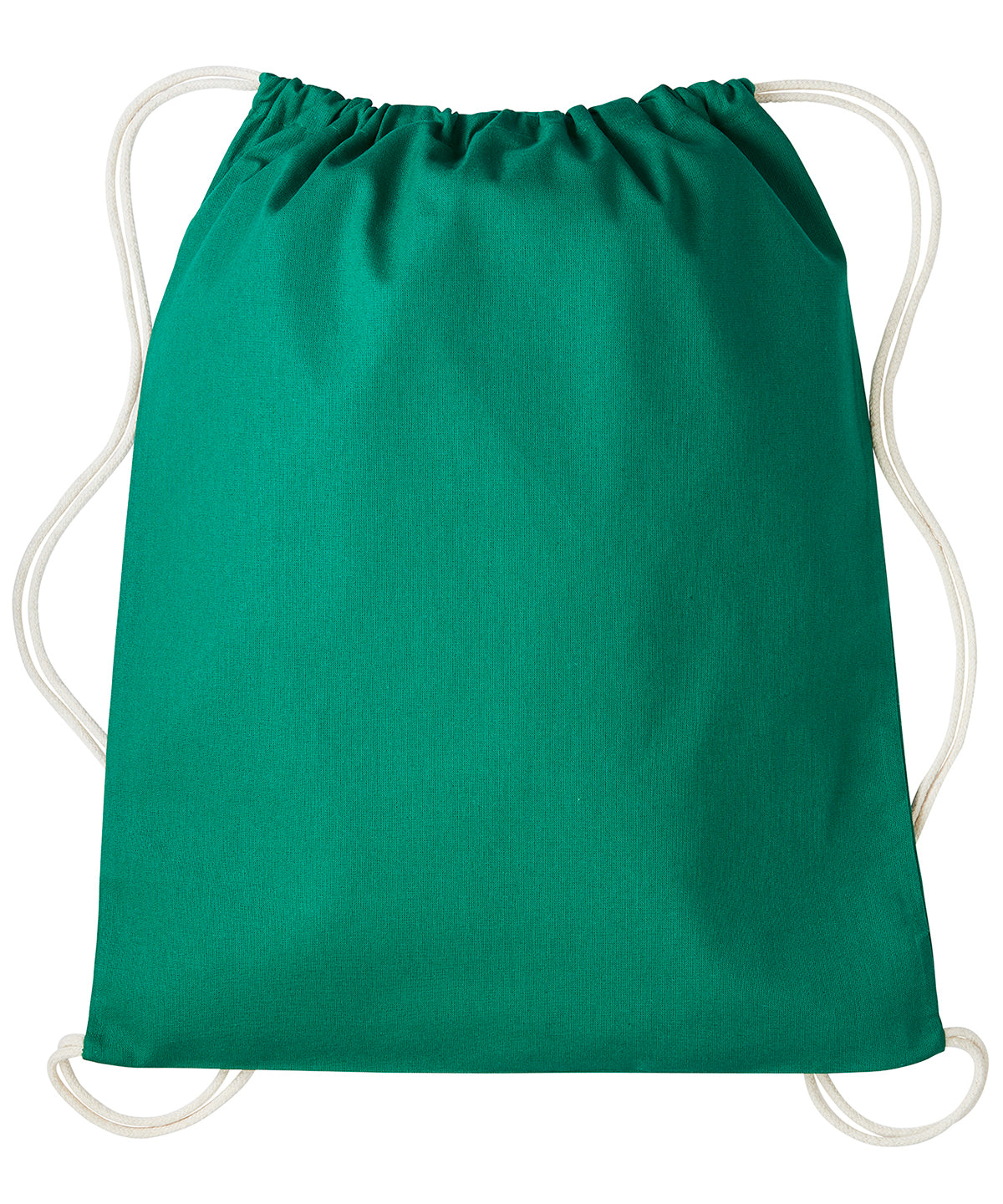 Saco de gimnasio con cordones | Verde Botella/Natural