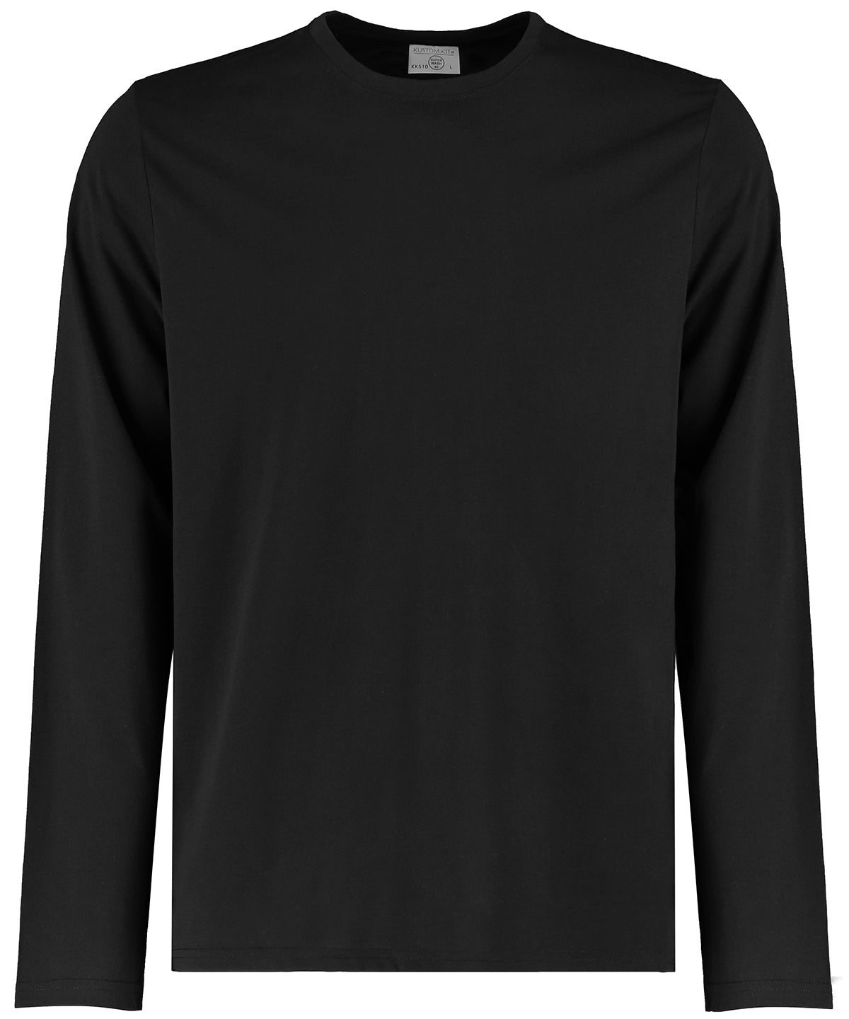 Camiseta de manga larga Superwash® 60C (corte ajustado a la moda) | Negro - Carbn