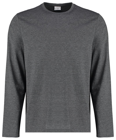 Camiseta de manga larga Superwash® 60C (corte ajustado a la moda) | Gris Marengo Oscuro