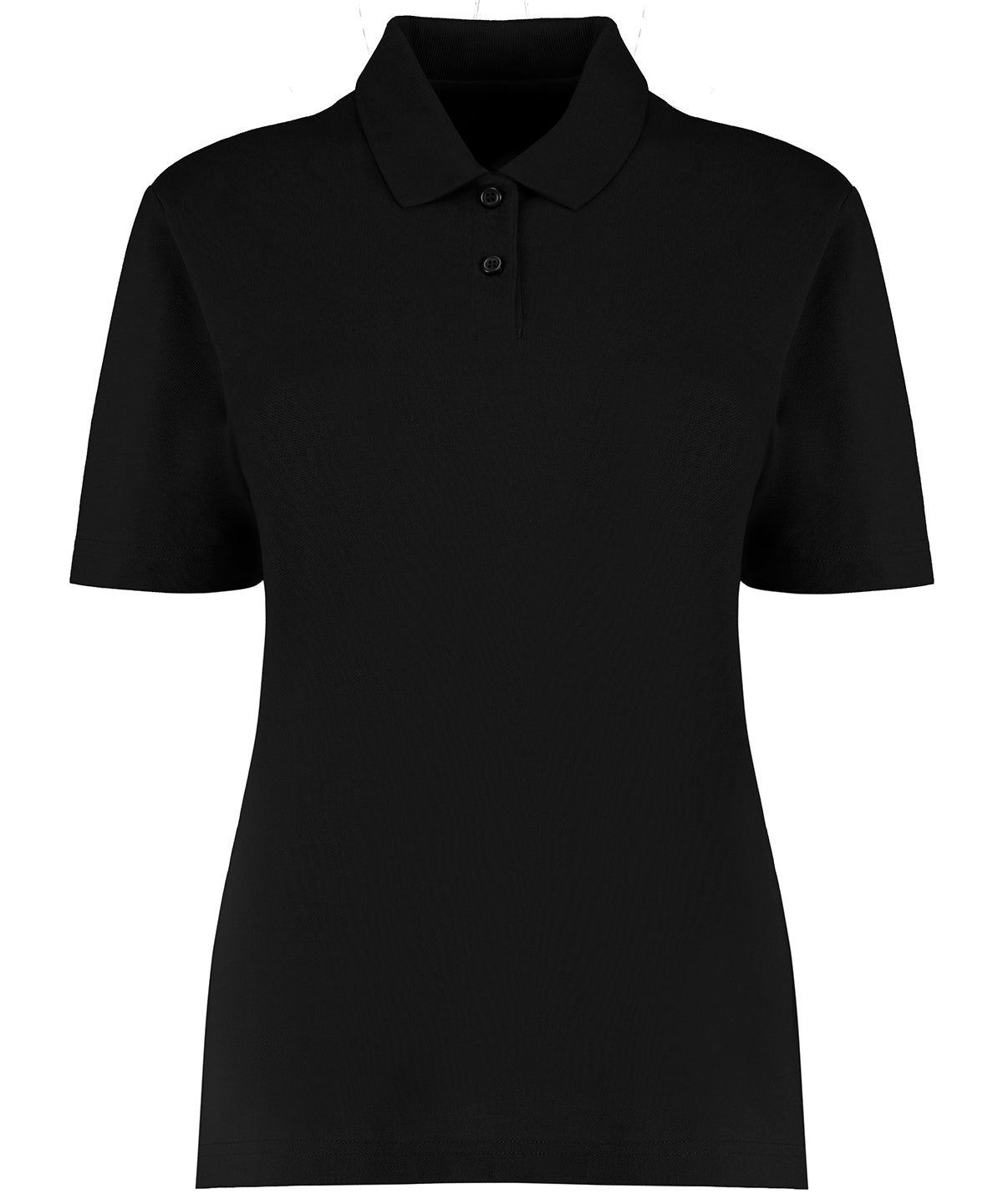 Polo de trabajo para mujer (corte regular) | Negro - Carbn