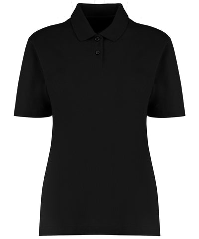 Polo de trabajo para mujer (corte regular) | Negro - Carbn