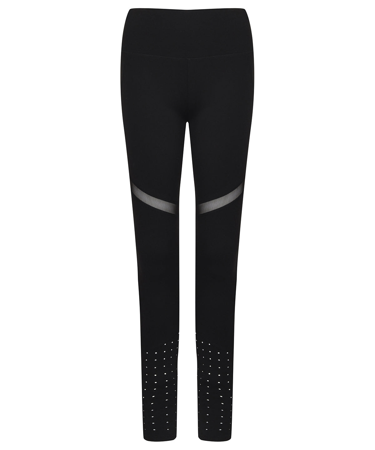 Leggings paneled para mujer | Negro