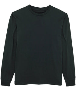 Shifts dry Unisex dry hand feeling long sleeve t-shirt (STTM558) | Black