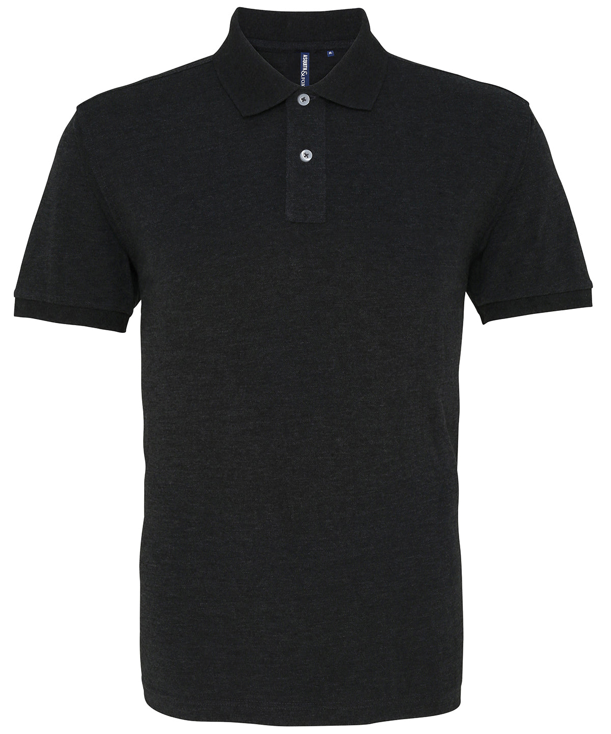 Klassisches Poloshirt für Herren | Heather Black