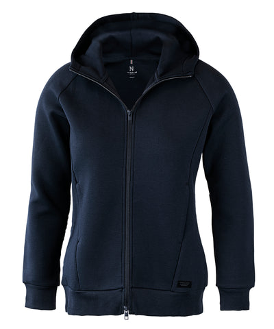 Sudadera con capucha premium de doble cara para mujer Hampton | Azul Marino