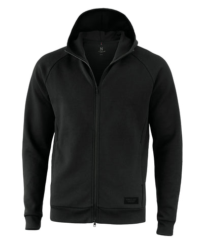 Sudadera con capucha premium de doble cara Hampton | Negro