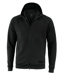 Sudadera con capucha premium de doble cara Hampton | Negro