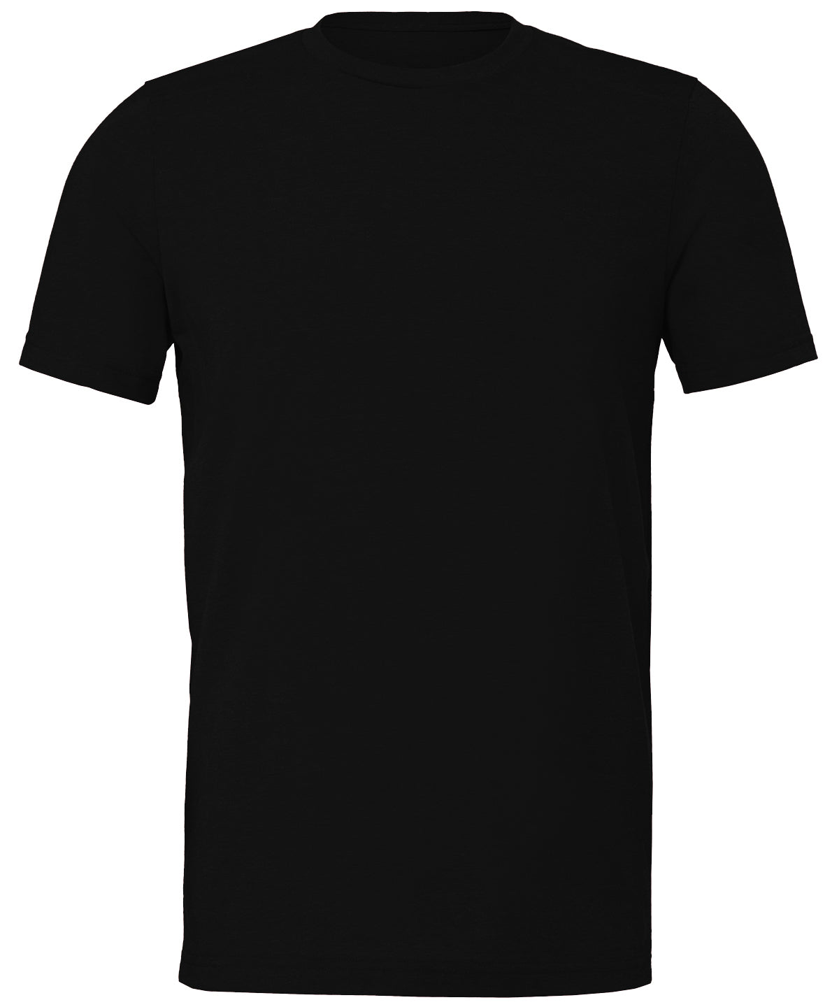 Camiseta de ante unisex | Negro Slido Mezclado