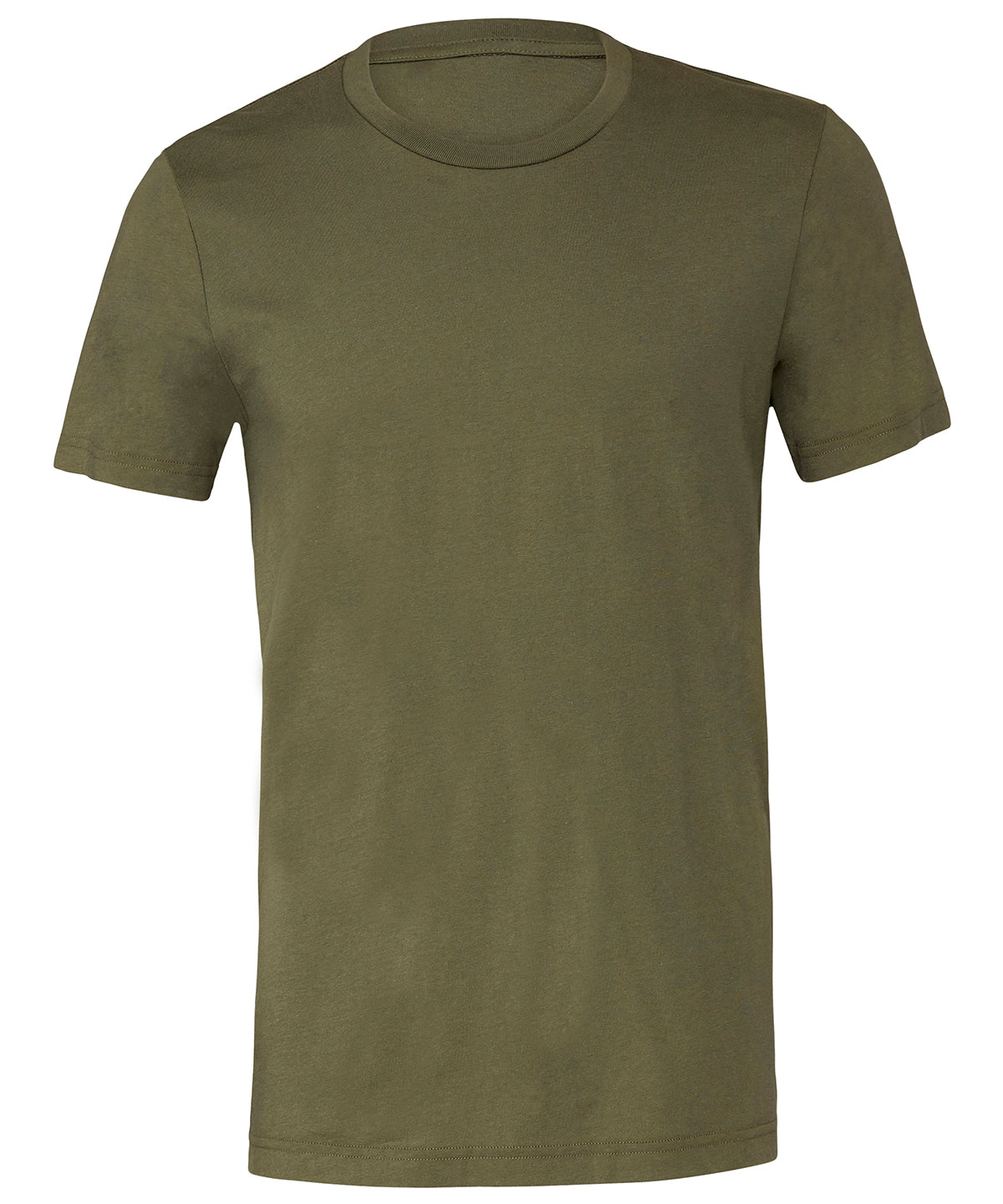 Camiseta unisex de cuello redondo de jersey | Verde Militar