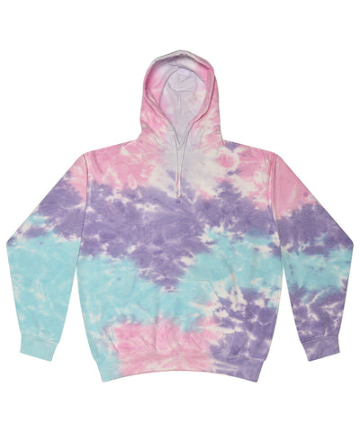 Batik-Hoodie | Rosa Baumwolle