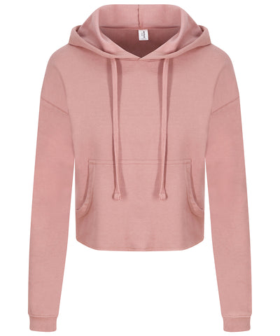Kurzes Sweatshirt für Damen | Puderrosa