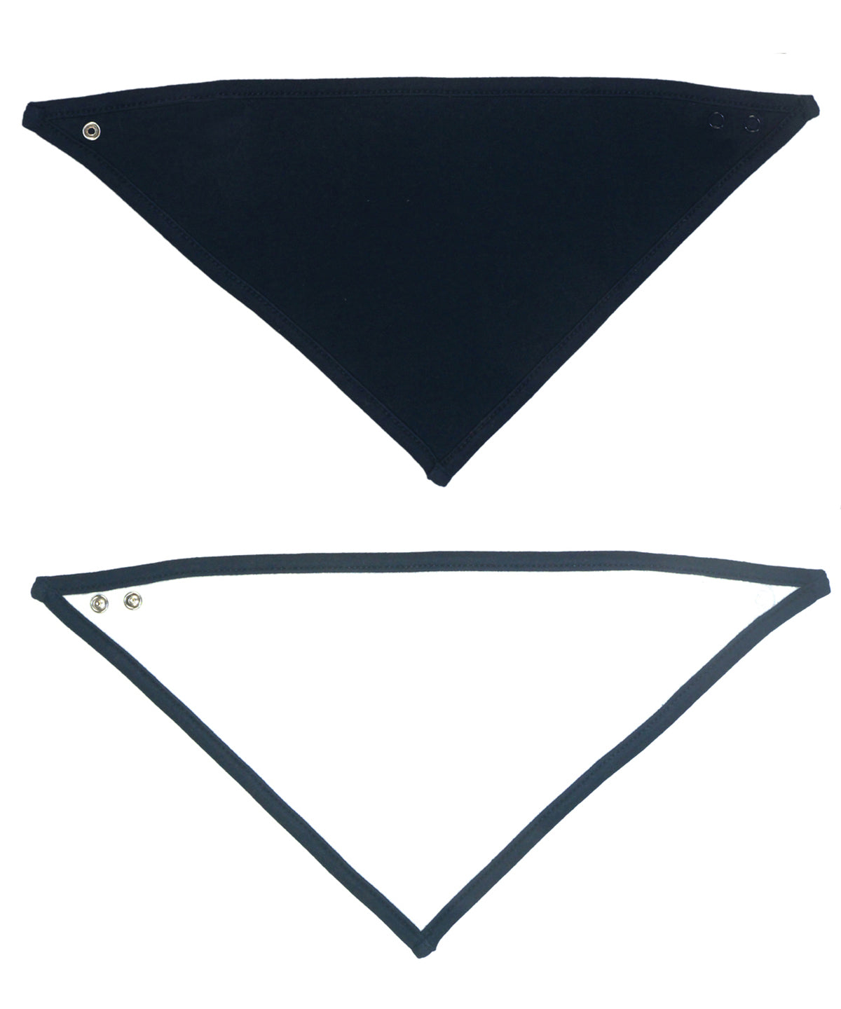 Babero bandana | Blanco/Marino