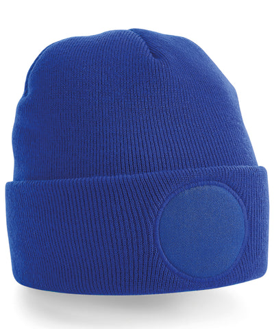 Gorro de parche circular | Azul Real Brillante