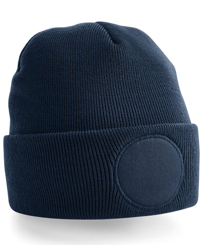 Gorro de parche circular | Azul Marino Francs