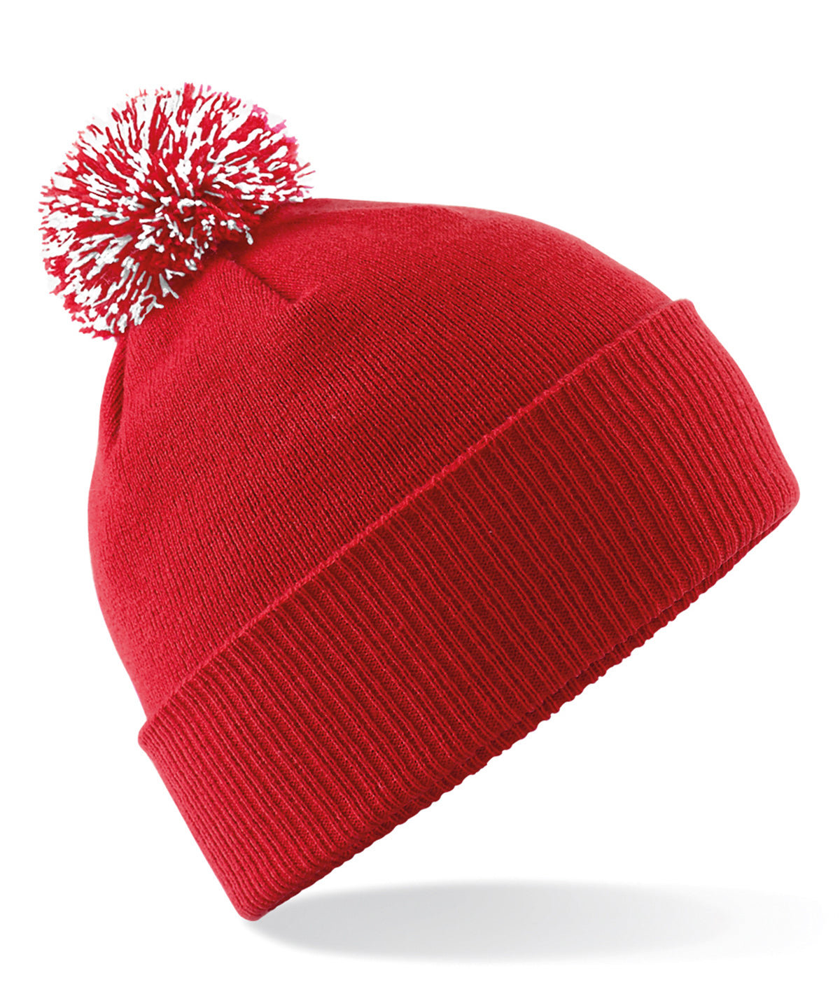 Snowstar® Beanie | Klassisch Rot/Weiß