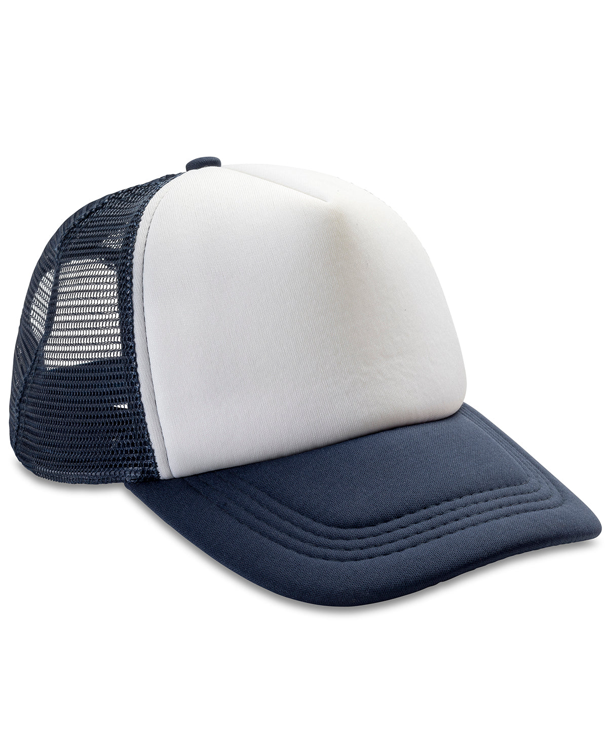 Gorra de camionero de malla Core Detroit | Azul Marino/Blanco
