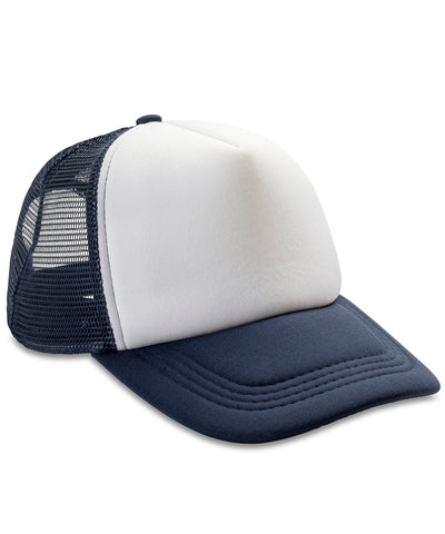 Gorra de camionero de malla Core Detroit | Azul Marino/Blanco