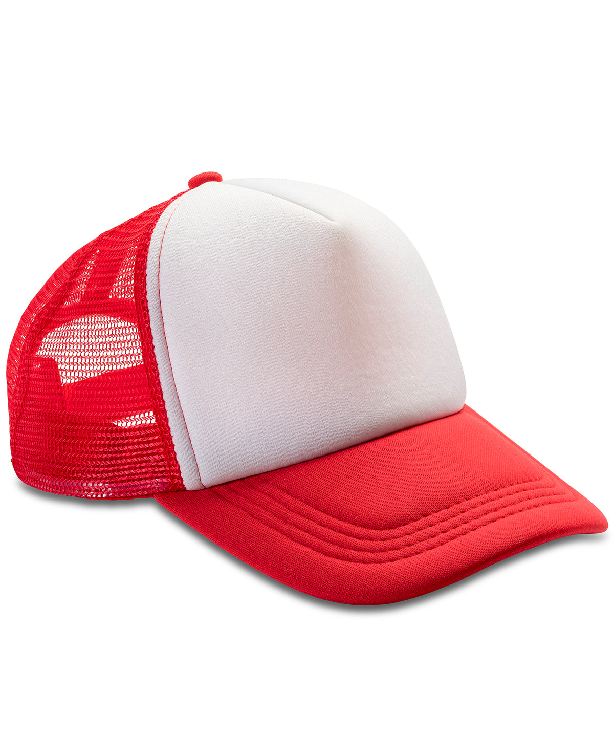 Gorra de camionero de malla Core Detroit | Rojo/Blanco