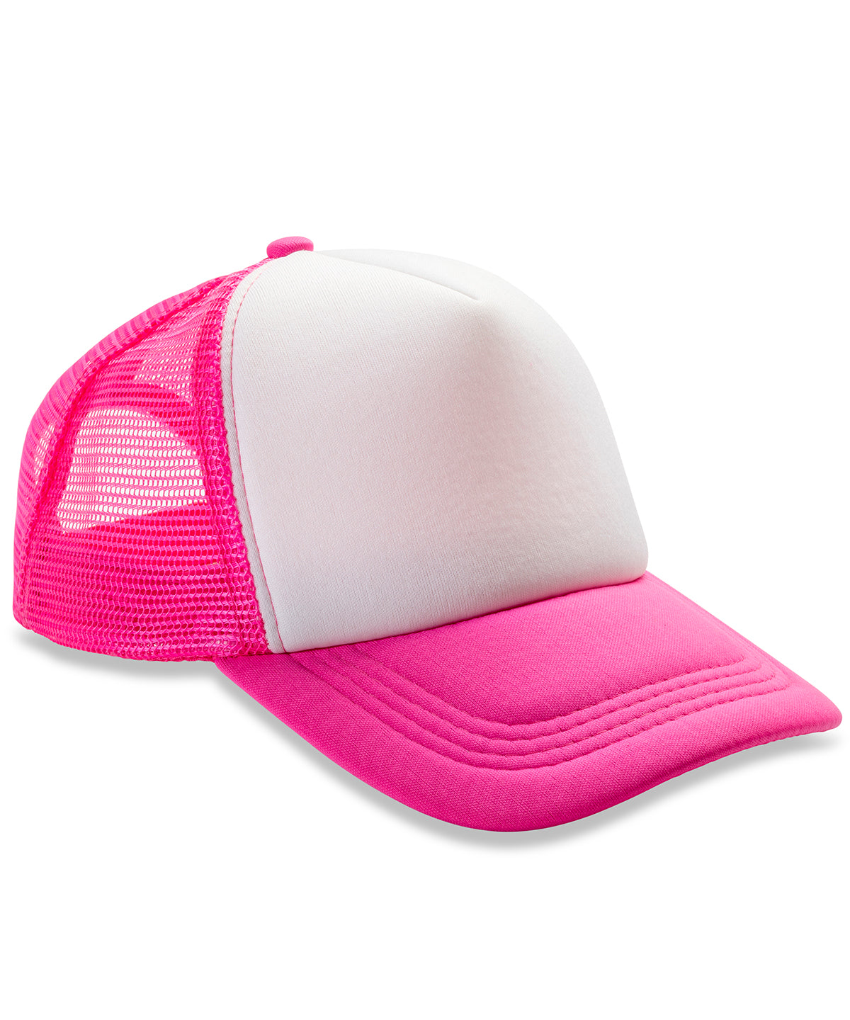 Gorra de camionero de malla Core Detroit | Rosa Sper/Blanco