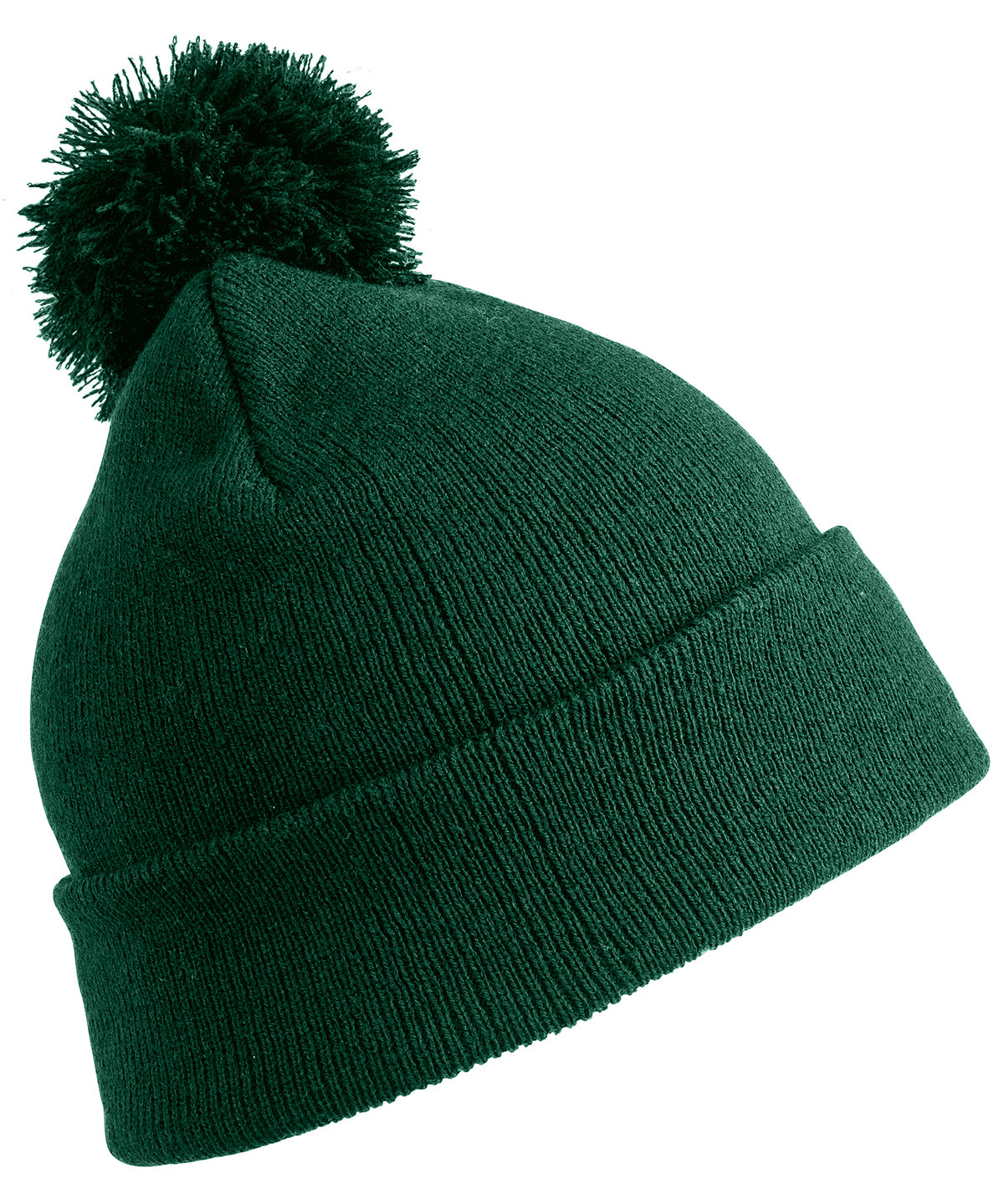 Gorro de pompon | Vert Botella
