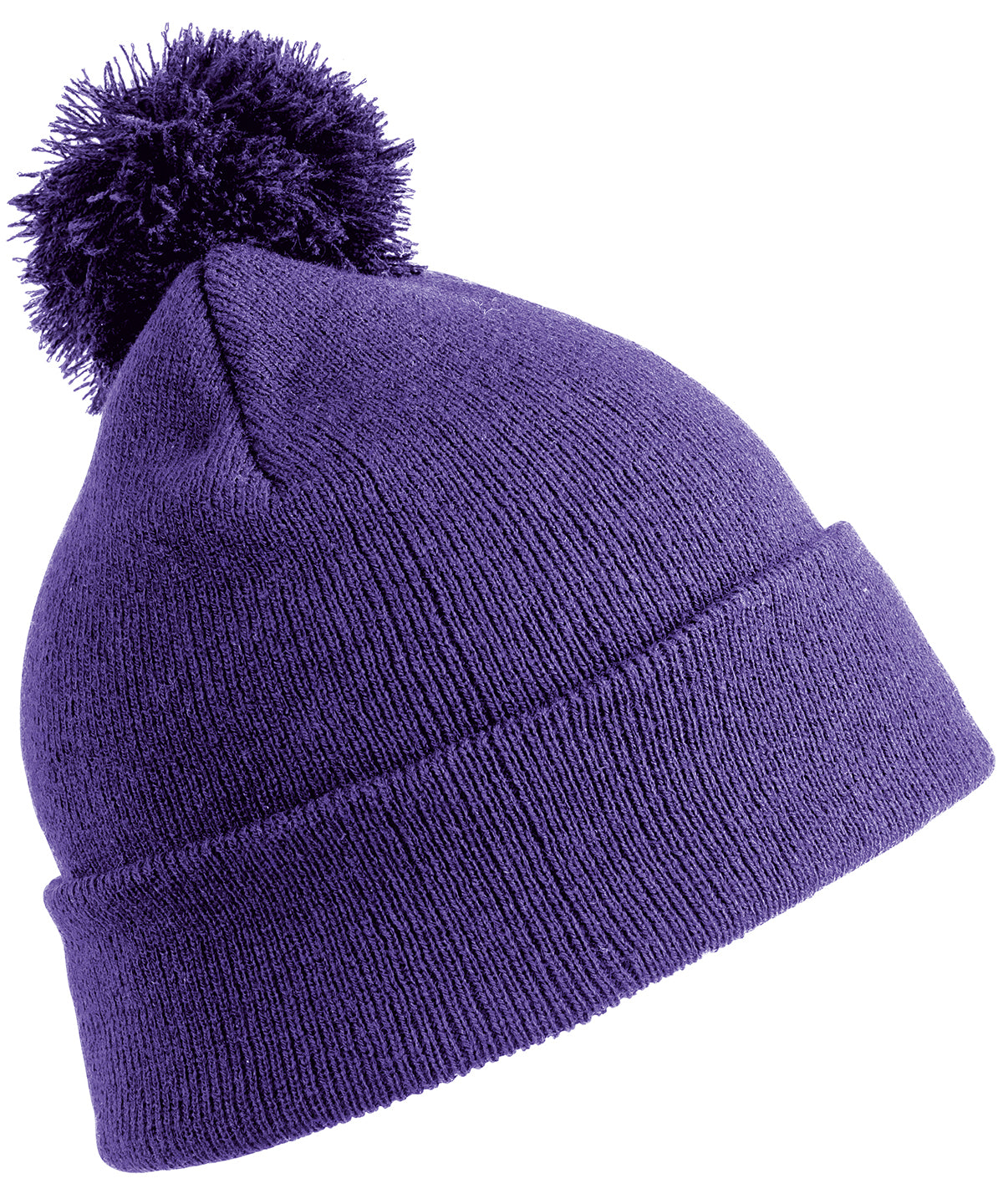 Gorro de pompon | Morado