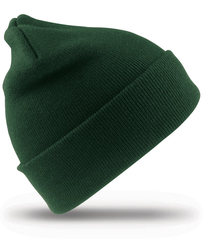 Gorro de esqu de lana | Verde Botella