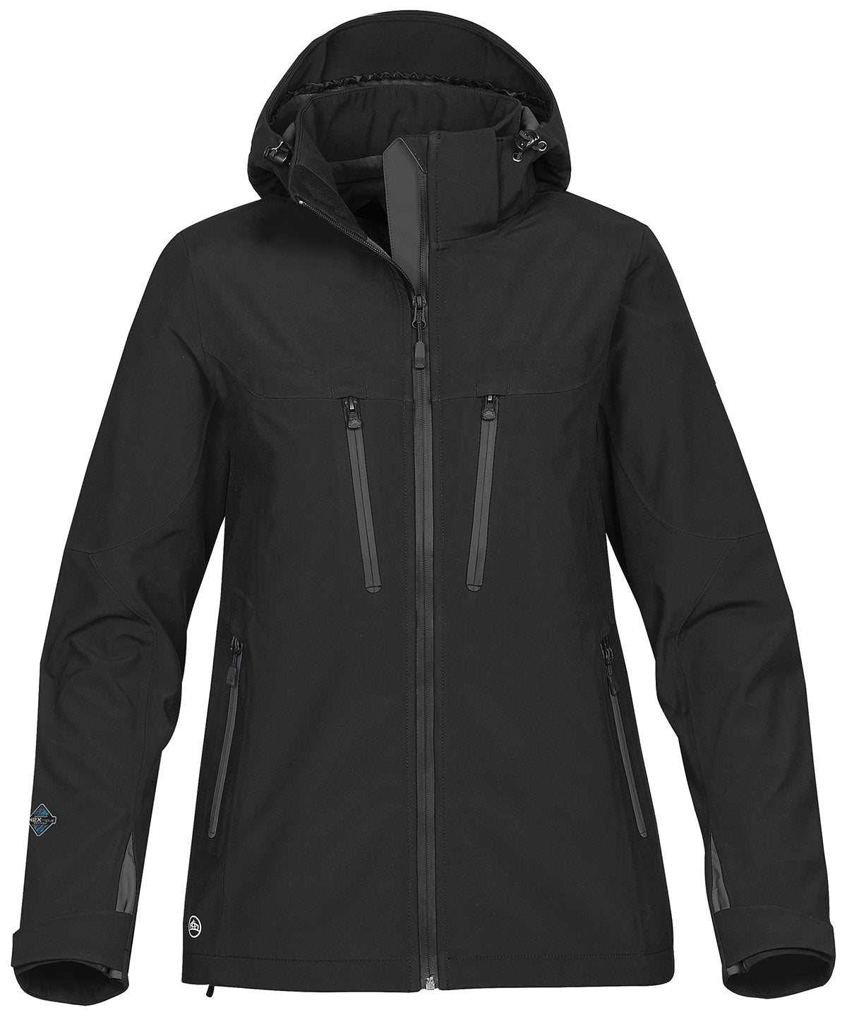 Damen Patrol Softshelljacke | Klassisches Schwarz