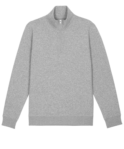 Stanley Trucker-Sweatshirt mit Viertelreißverschluss (STSM611) | Heather Grey